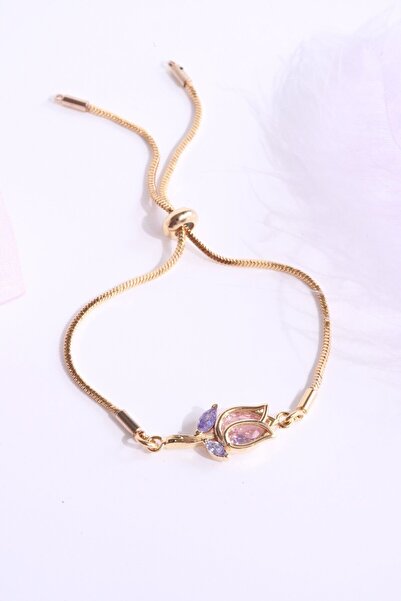 AŞIK ACCESSORIES Lale Çelik Bileklik