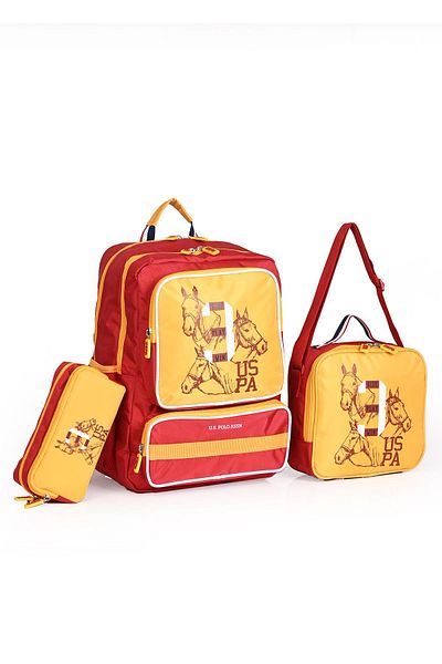 U.S. Polo Assn. U.S. Polo Assn. Plçan24203 - Set de 3 rucsac de școală și geantă pentru pix