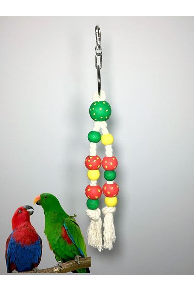 Ciko Kafes Parrot Colorful Stress String Toy