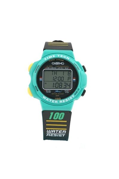 Casino Turquoise Colored Unisex Amateur Diver Wristwatch