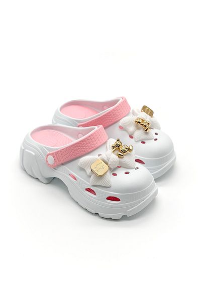 Shoebutik White Powder Suzi Slippers