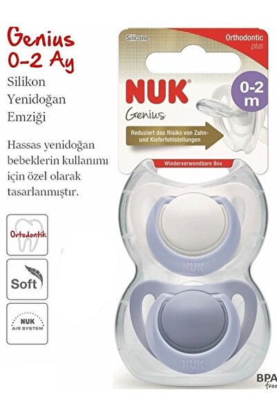 Nuk Genius Silikon Yenidoğan Emzik
