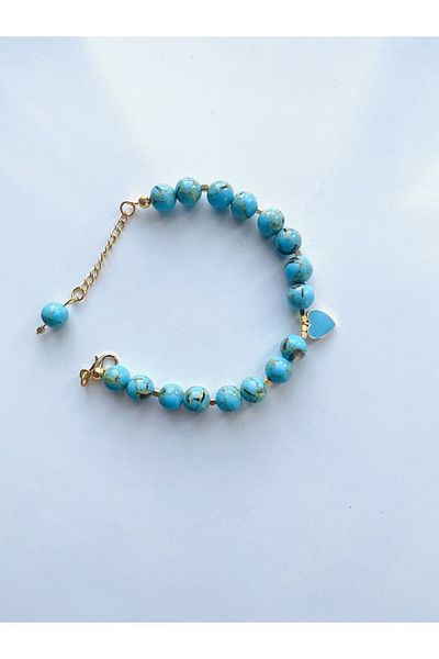 Ustaeller TURQUOISE (FIRUZE) STONE BRACELET