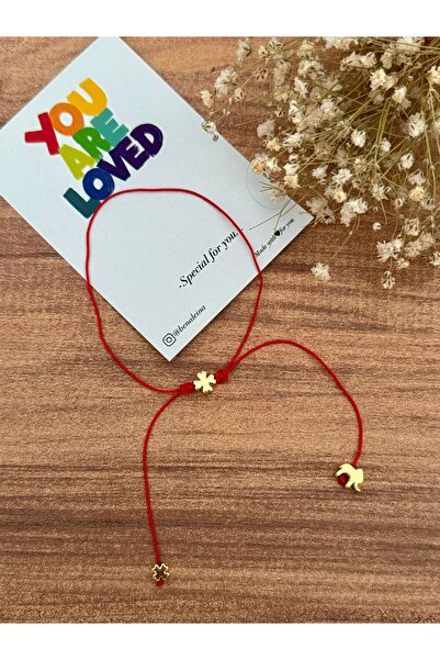 Ben Aleina Yonca Fil Bereket ve Şans Halhalı 4 Yapraklı Yonca Halhal & Bileklik