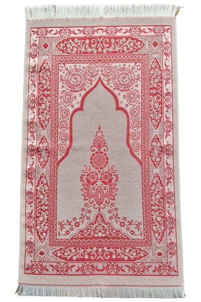 SOLAKLARGROUP İlk'Ay 4-Piece Bridal Package Set, Needle Embroidered Prayer Cover, Cotton Prayer Mat, Dowry Gift, Gift, Mawlid Gift