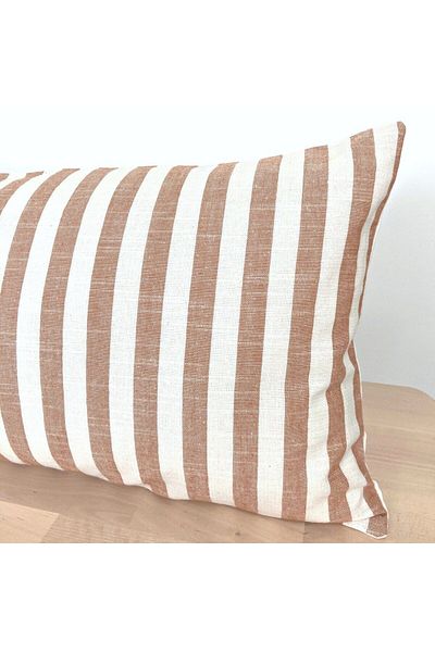 EVYA 100% Cotton Yarn Dyed Striped Long Maternity Pillow Case 50x135 cm