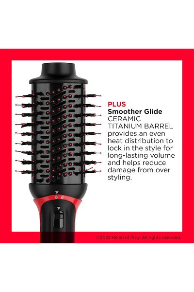 Revlon OneStep Volumizer Plus Detachable Head, Ceramic Titanium Barrel, Tourmaline Ionic RVDR5298ARB