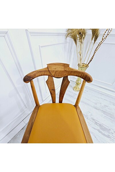 HASAĞAÇ Frenk %100 Ceviz Ağacı Tarzınızı Konuşturacak Modern Sandalye