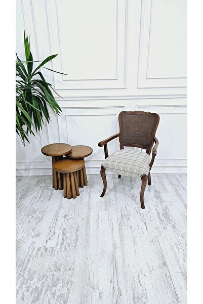 HASAĞAÇ Lorenz %100 Gürgen Kaliteli Büyük Hazeranlı Klasik Sandalye