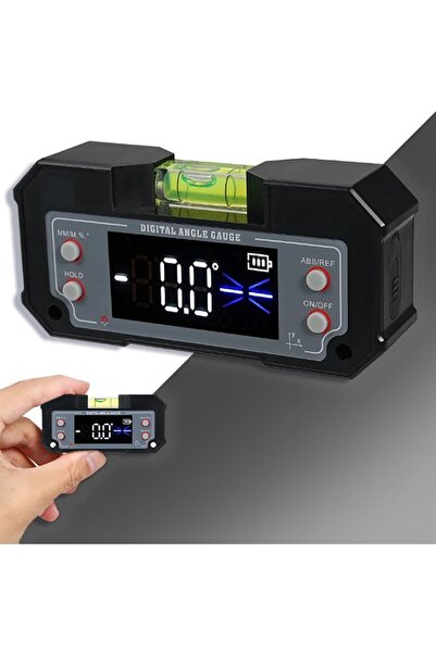 Sevgift Mini Dijital Eğim Ölçer | Su Terazili