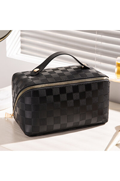 DEKOHOP Makyaj Malzeme Çantası Ve Organizer Seyahat Sıvı Geçirmez Kozmetik Ür...