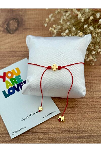 Ben Aleina Yonca Fil Bereket ve Şans Halhalı 4 Yapraklı Yonca Halhal & Bileklik