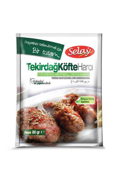 Selay Tekirdağ Köfte Harcı ( 80gr*20 Ad )