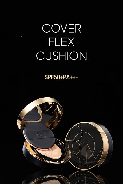 B.O.M High Coverage Glass Skin Effect Cushion Spf 50 Pa Protective Cover Flex Cushion No: 23