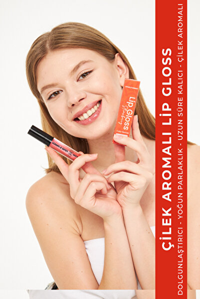 Louis DArrest Çilek ve Mango Aromalı Dudak Dolgunlaştırıcı ve Parlatıcı Lip Gloss Seti