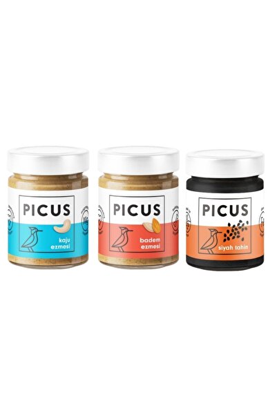 picus Kaju Ezmesi 195 Gr.x1 Badem Ezmesi 195 Gr.x1 Siyah Tahin 210 Gr.x1