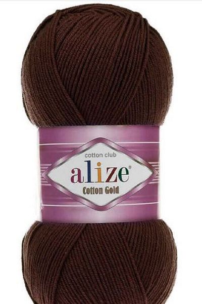 Alize 26 Pieces Alize Cotton Gold Brown 5 Collars