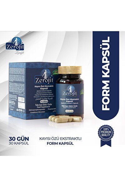 Zerofit Kayısı Ve Bitki Ekstratlı Kapsül 30 Adet