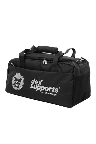 Dex Supports Lasting Energy Grey-Black Large Size Sports Bag