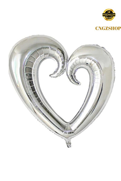 CNGZSHOP Heart Patterned Foil Balloon - Romantic and Stylish Decoration
