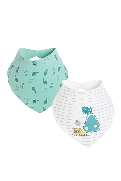 Biorganic حزمة من 2 وشاح إكرو أخضر