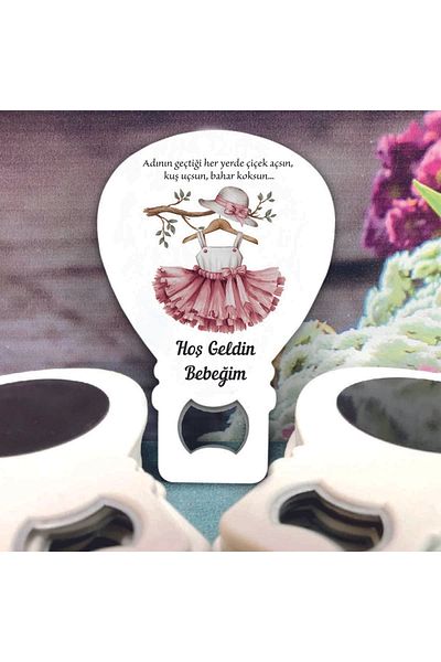 Ege ajans 10 Pieces of Gelatin Card Balloon Opener Magnet