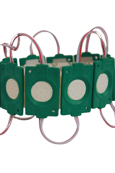 Hazar Led 12 Volt 2.4 Watt Tekli Su Geçirmez Modül Led Yeşil (10 ADET)