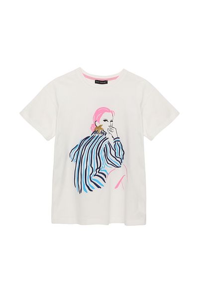 Quzu Basic T-shirt - Λεπτομέρεια εκτύπωσης