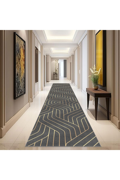 VİVİCAHOME Modern Dijital Baskı Dört Mevsim Yıkanabilir Kaymaz Taban Salon Ha...