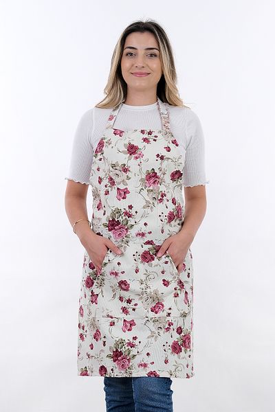 sevilya Motif Adjustable Strap Chef Apron Chef Kitchen Apron