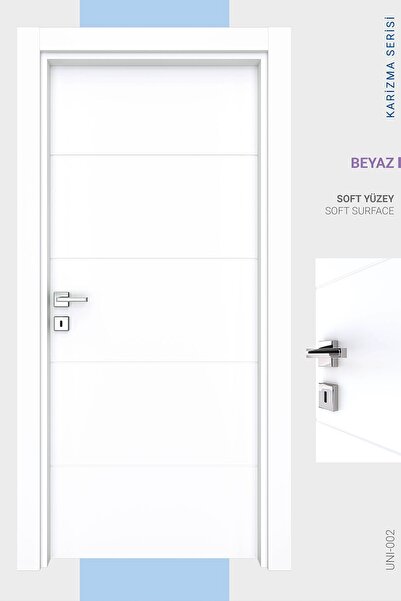 ALO KAPI MELAMİN KARİZMA İKİ ODA KAPISI, BEYAZ, 86/204/9-13 CM