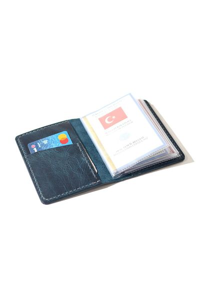 Hi Leather Genuine Leather Car License Case / Container