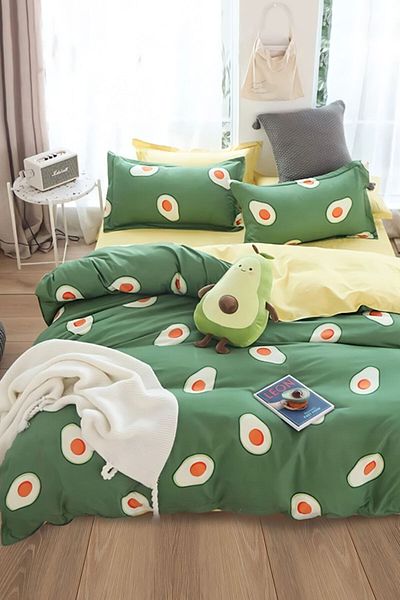 Always Sada dvojitých povlaků na přikrývku Ranforce Avocado