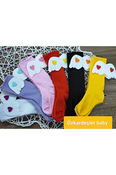 ÖZKARDEŞLER BABY Комплект от 6 бебешки и детски чорапи до коляното - филцови,...