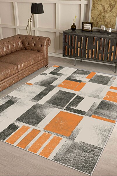 VİVİCA Modern Dijital Baskı Dört Mevsim Yıkanabilir Kaymaz Taban Salon Halısı...