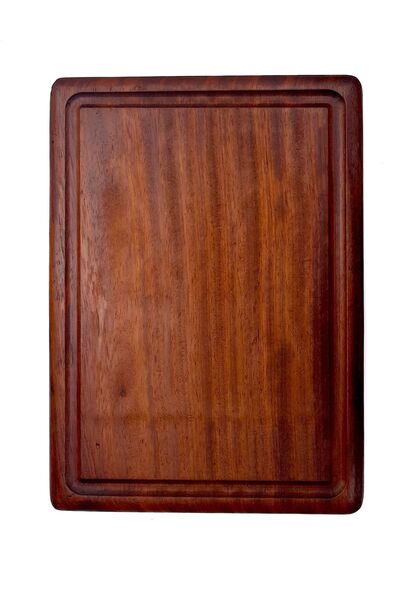 Woodkent لوح تقديم وتقطيع من خشب الإيروكو، عالي الجودة، فاخر، متين، مضمون