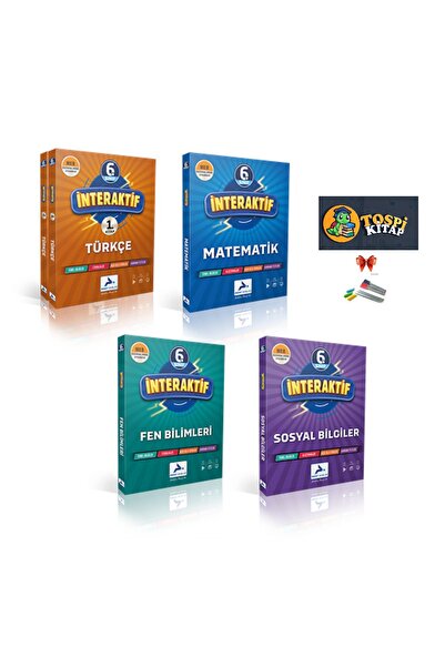 paraf yayınları 6. SINIF İNTERAKTİF MATEMATİK + FEN BİLİMLERİ + SOSYAL BİLGİL...