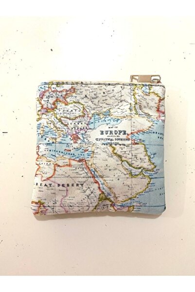TALKING DREAMS Mini Wallet with World Map