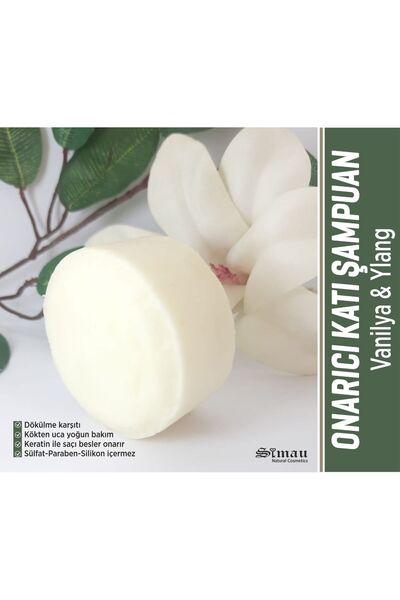 Besleyici & Onarıcı Keratin Bakım Tuzsuz Sülfatsız Doğal Katı Şampuan 95 gr