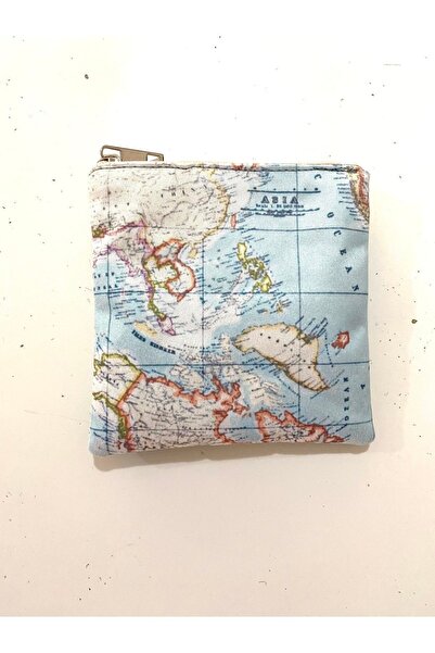 TALKING DREAMS Mini Wallet with World Map