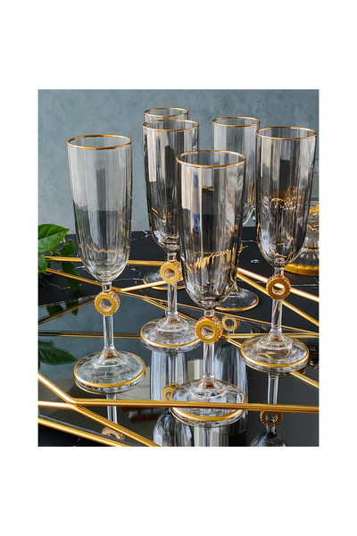 REGNA HOME Fine Living Aragon Smoked Glass - Regna Home