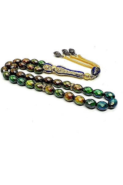 Tesbih Dükkanı His Taşı Tesbih. Vücut ısısına ve duygu durumuna göre renk değ...