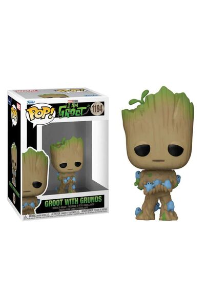 Funko Pop I Am Groot (2022) - Groot With Grunds