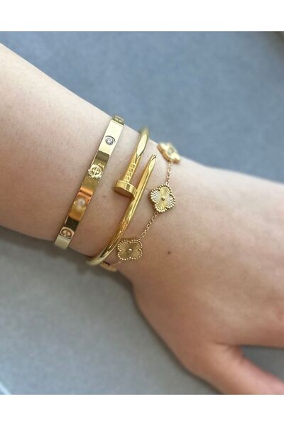 stainles steel Çelik Kelepçe 3lü Kombin