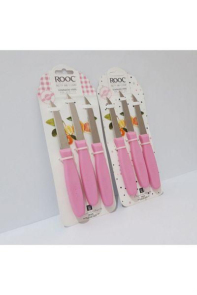 renkli çiçekler 6 Pieces Stainless Steel Sharp Fruit Vegetable Knife
