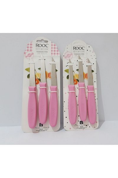 renkli çiçekler 6 Pieces Stainless Steel Sharp Fruit Vegetable Knife
