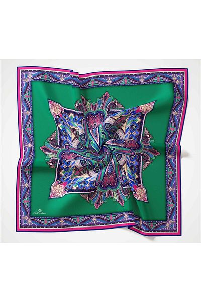 Silk Home Μαλακό βαμβακερό κασκόλ με σχέδιο Rubai