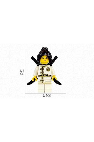 ttoysworld مجموعة شخصيات صغيرة متوافقة مع Ninjago مكونة من 8 قطع من Lego للموسم الجديد Ninja Go