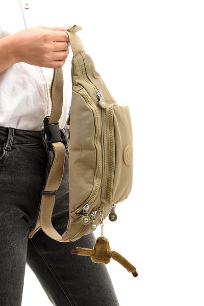 YOGII Halls Model Unisex Waterproof Clinker Fabric - Shoulder Bag with Adjustable Waist, Cross Arm and Pocket