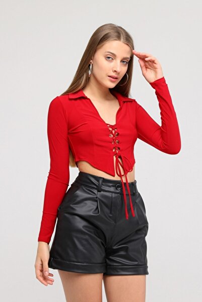 f-maskfashion Rope Detail Crop
